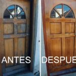 Puertas de madera afectadas por cambios de humedad